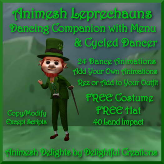 Animesh Dancing Leprechauns