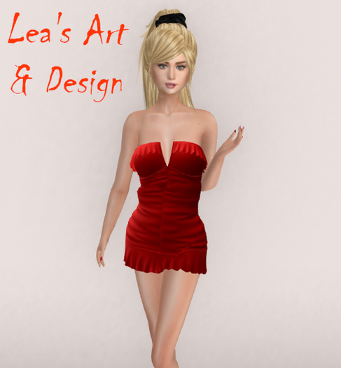 Lea's Summer Dress - Red