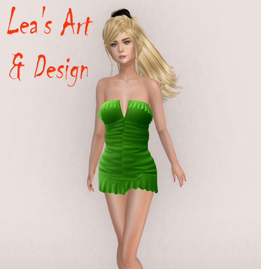 Lea's Summer Dress - Green