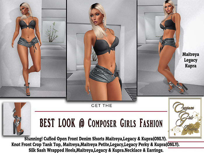 !CGF-*Zara*Gray Short Outfit