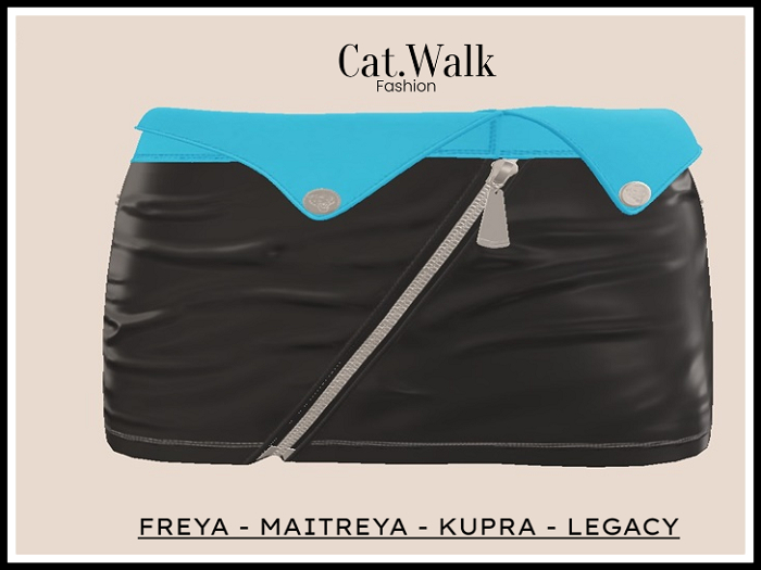 ANITA-Latex Black Skirt