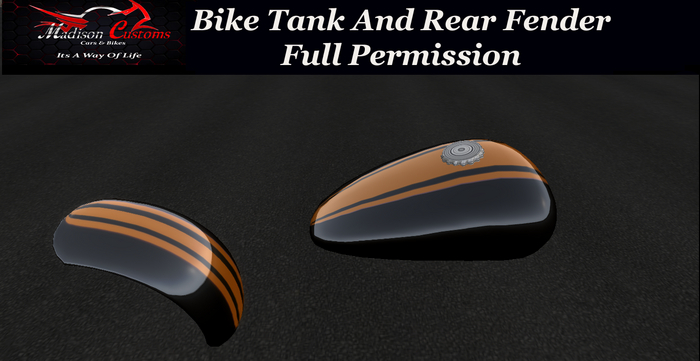 Bike Tank and Rear fender Full Permission