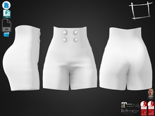 Dae Obj FBX For High Waist Shorts Pants With Buttons Maitreya,Slink(Physique,Hourglass),Belleza(Isis,Freya