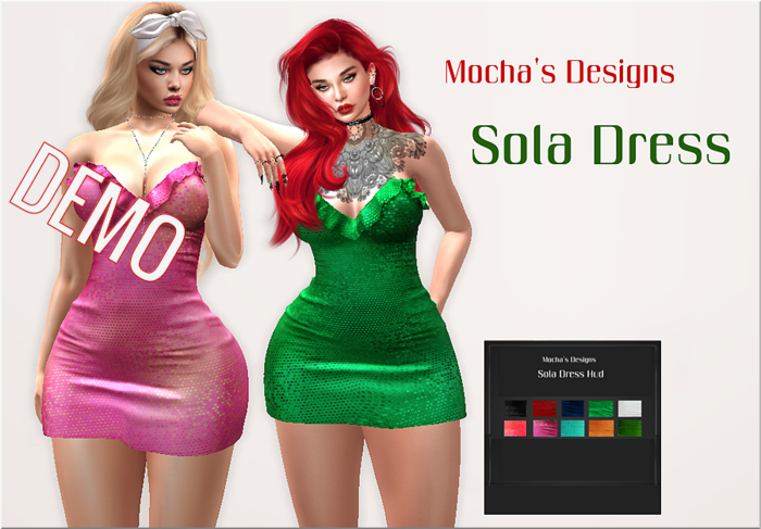 Mocha's Designs Sola Dress DEMO