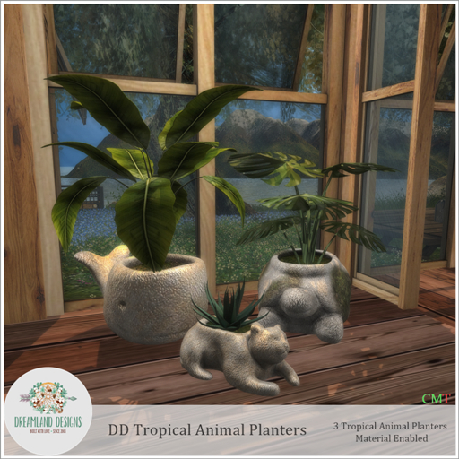 DD Tropical Animal Planter /ADD