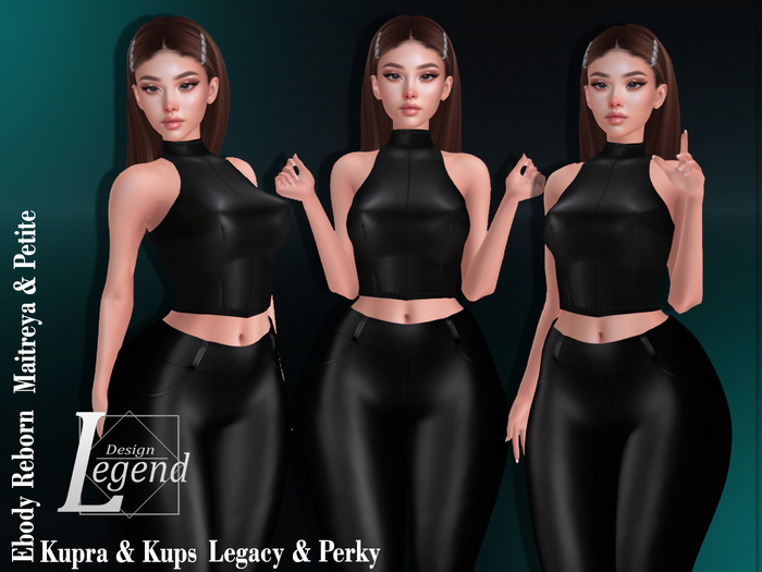 1674 ~LEGEND~ TOP *KATE* BLACK