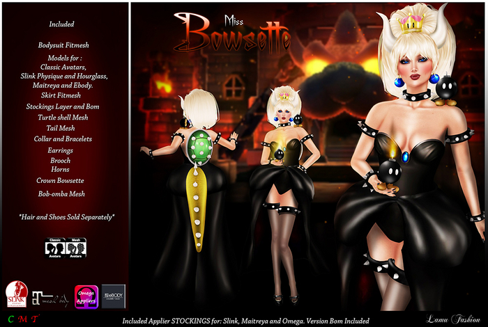 -Lamu Fashion-Outfit *Miss Bowsette*