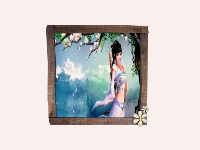 Girl with tree