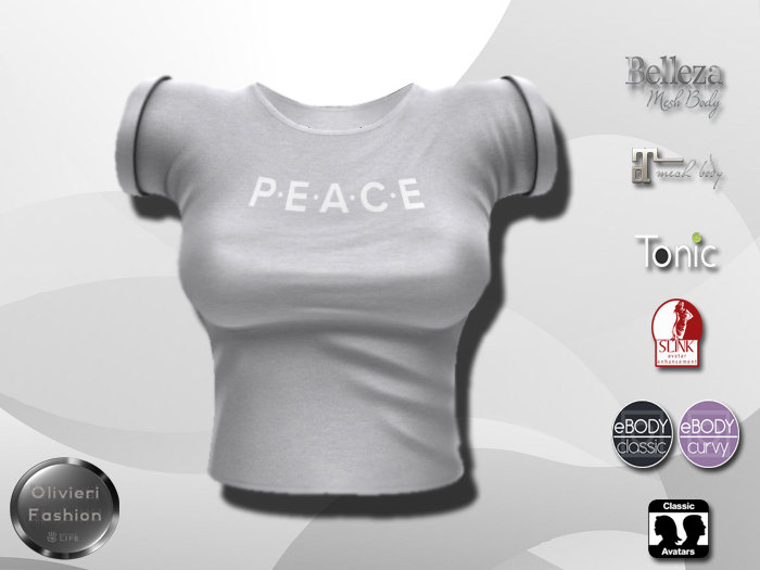 TEE - Peace White