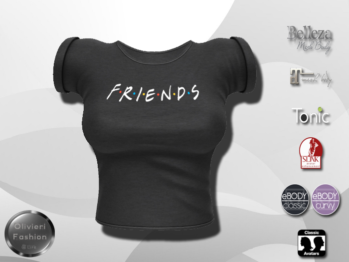 TEE - Friends Black