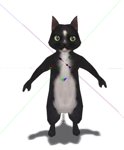 Midnight Mesh Cat Complete Avatar