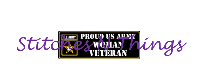 Stitches N Things - Proud US Army Woman Veteran