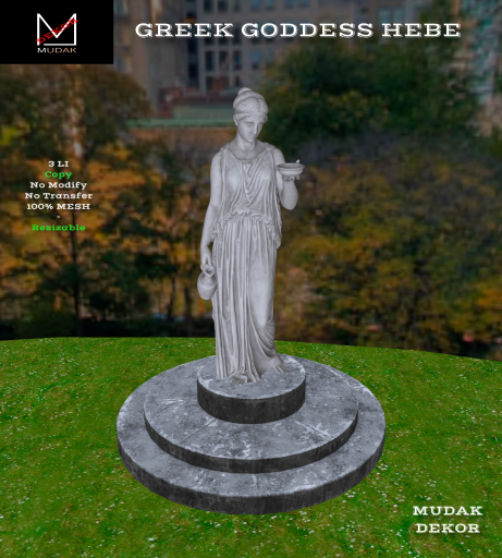 MUDAK DEKOR  - GREEK GODDESS HEBE