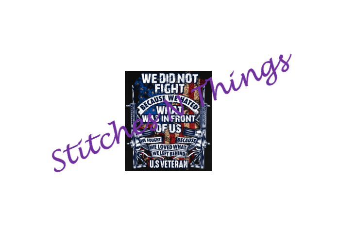 Stitches N Things - US Veteran Fight Because of We Loved