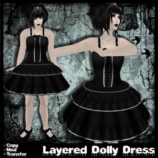 A Netherworld - Layered Dolly Dress