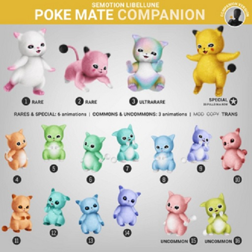SEmotion Libellune Poke Mate Companion COMMON 13