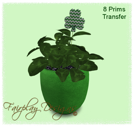 ~St. Patrick's Day Potted Shamrocks~
