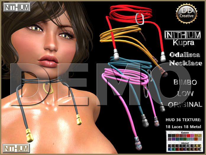 ☾ⅅⅅ☽ ◉  [INITHIUM] Kupra Odalisca Necklace ◉ [ DEMO ]