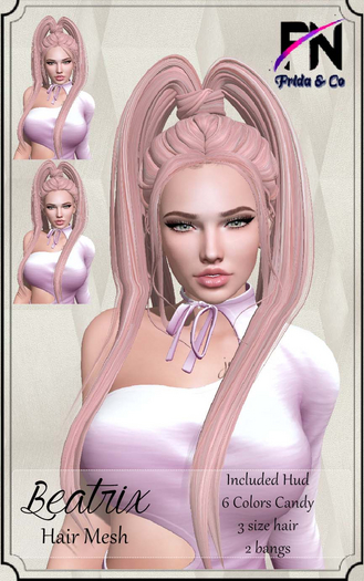 :::Frida&Co:::-BEATRIX-Candy Mesh Hair(add me)