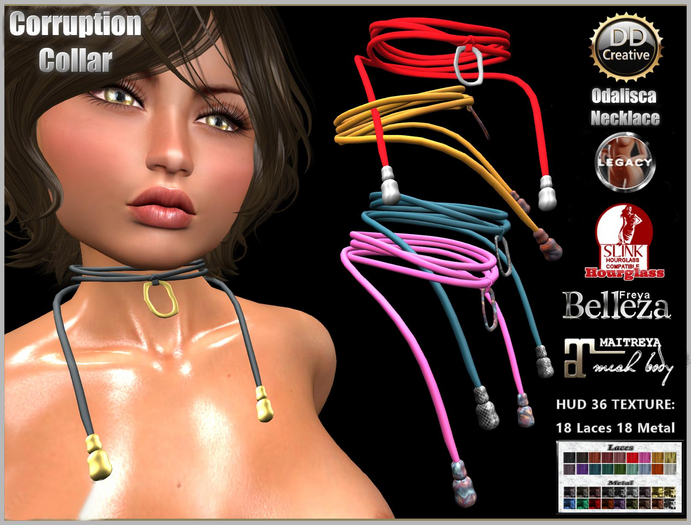 ☾ⅅⅅ☽ ◉ CORRUPTION Collar Odalisca Necklace ◉