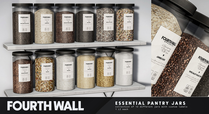 Fourth Wall / Essential Pantry Jars