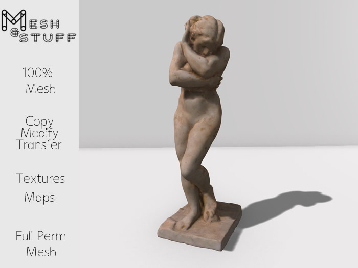 M&S Rodin Eve Statue Mesh Full Perm 
