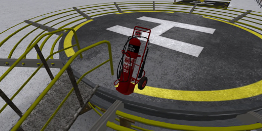 Wheeled Fire Extinguisher Co2