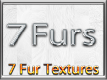 Zoy Texture [ Fur Shag White ] 7 Colors