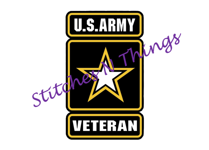 Stitches N Things - Army Veteran patch