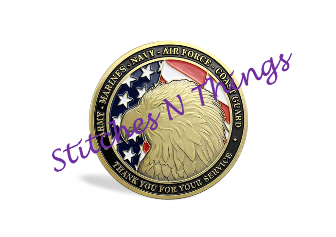 Stitches N Things - Armed Forces Veteran patch