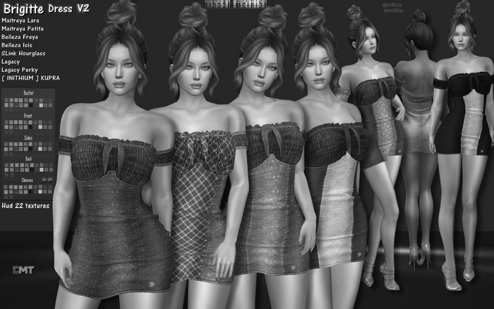 R.F. - BRIGITTE V.2 DRESS - with Hud - Box DEMO