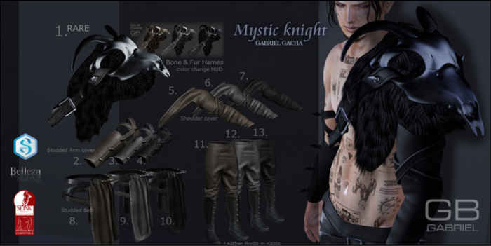 .::GB:: MYSTIC KNIGHT FULL SET + RARE (  13 PCS )