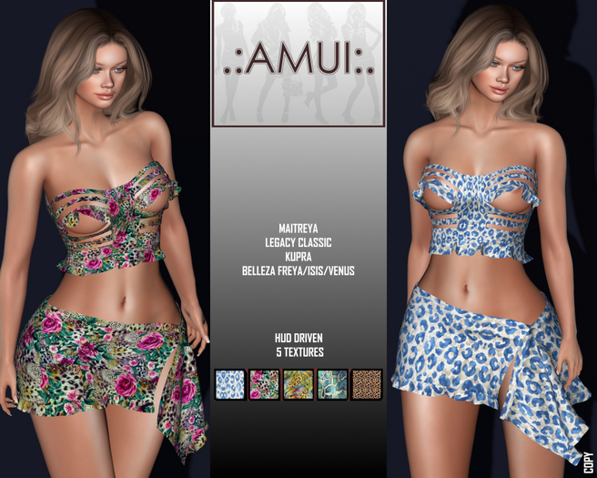 .:AMUI:. "Alexa" Set Animal Print