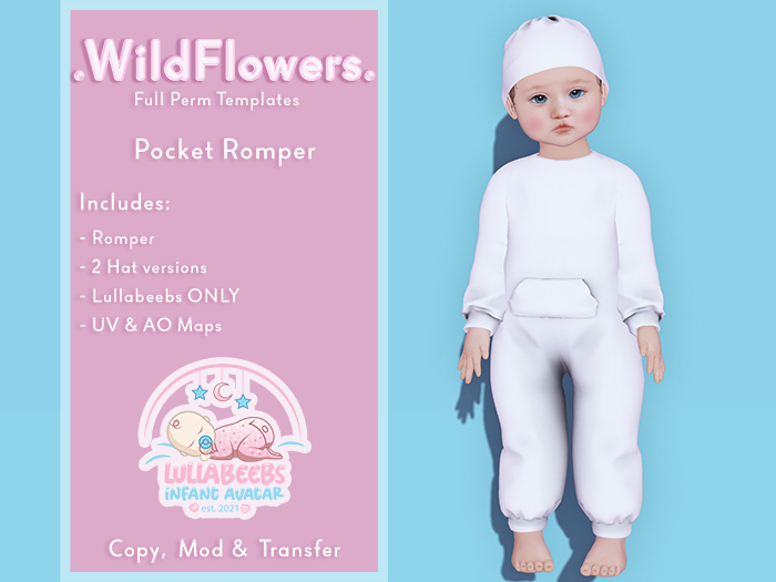{WF} Pocket Romper - Lullabeebs DEMO