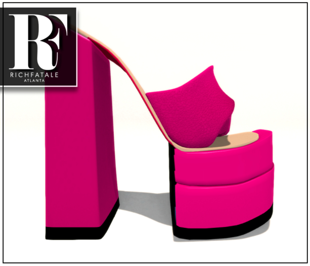 $RICH FATALE - DELIAH CHUNKY HEEL  - DOLL