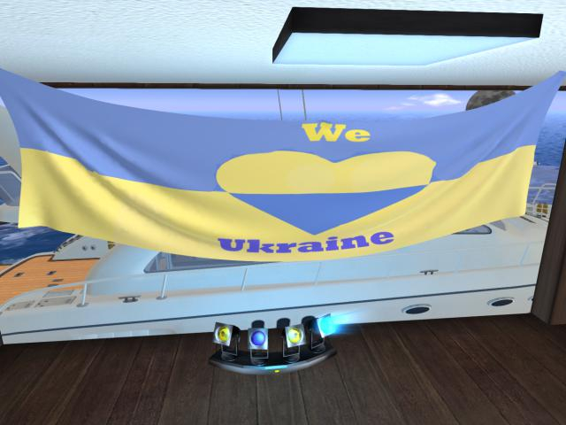 Ukraine banner 2 sided