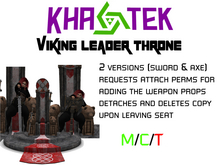 Khaotek Viking Throne (2 Versions)