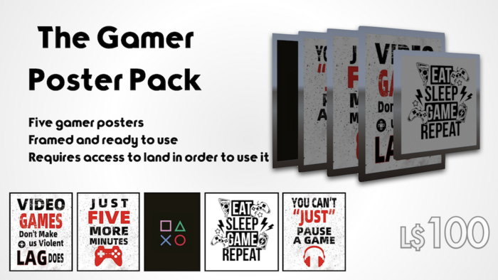 Gamer posters for teens