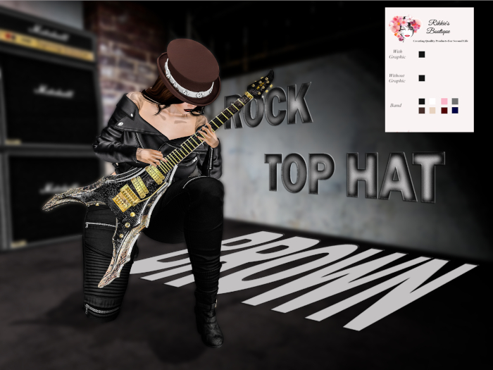 Rock Top Hat v1.2 [Brown] [add me]