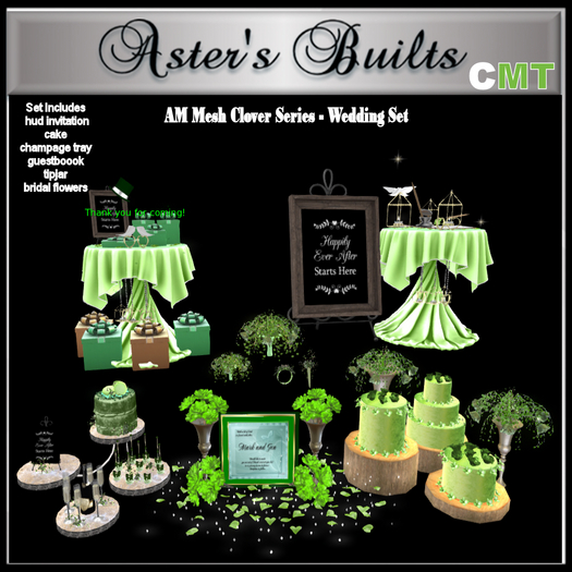 AM Mesh Clover Series - Wedding Set