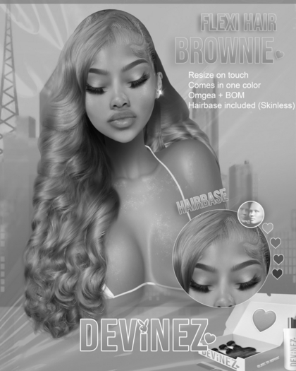 DEVINEZ // Brownie [ Flexi Hair ] Packed DEMO