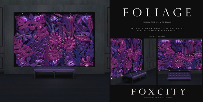 FOXCITY. Photo Booth - Foliage (Unnatural)