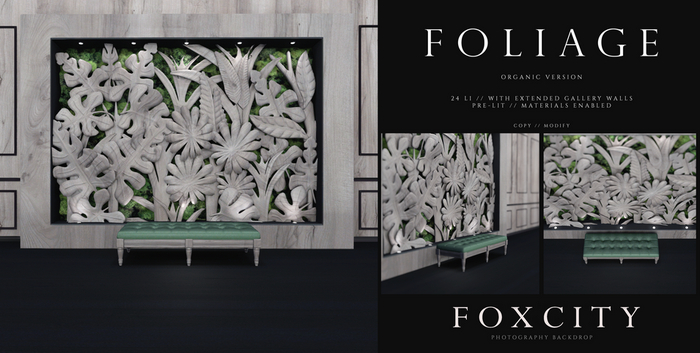 FOXCITY. Photo Booth - Foliage (Organic)