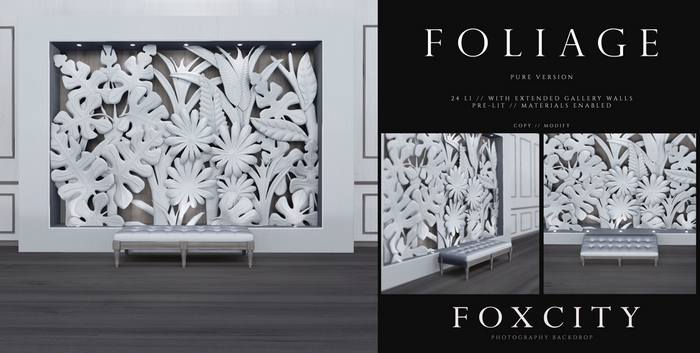 FOXCITY. Photo Booth - Foliage (Pure)