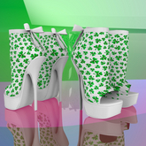 Shamrock St Patricks Day Booties Boots Maitreya Reborn Legacy Belleza Slink Kupra Kups