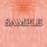 Zoy Texture [ Fur Shag Salmon 1 ]