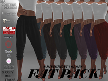 "GCD" Loree Cotton Capris FAT PACK