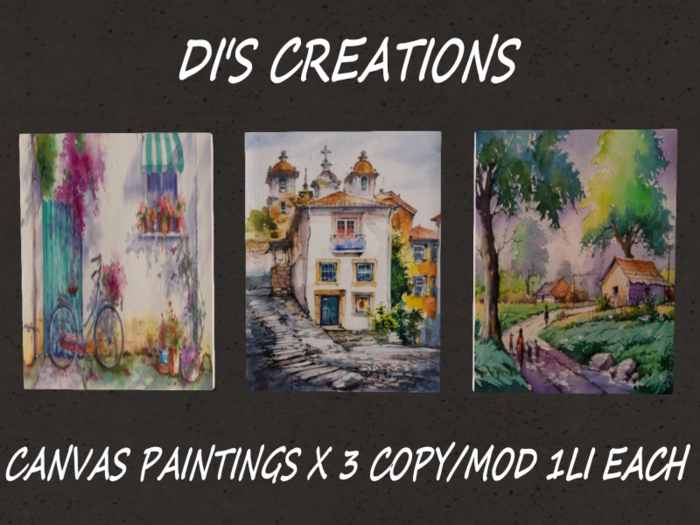 PAINTINGS ON CANVAS