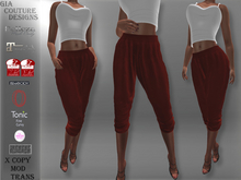 "GCD" Loree Cotton Capris Terracotta