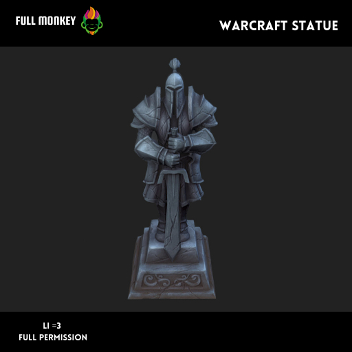 [FULL MONKEY] Warcraft statue_FULL PERM